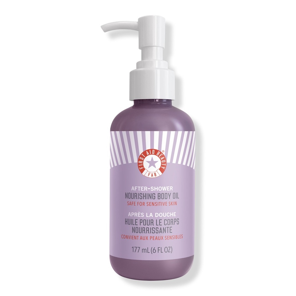 First Aid Beauty After-Shower Nourishing Body Oil 6 oz Full Size